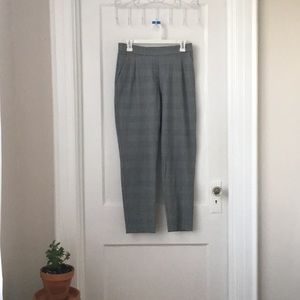 Pull on Plaid Pencil Pant